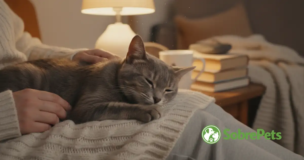 Por Que Seu Gato Adulto Ainda Insiste em 'Mamar' no Cobertor?